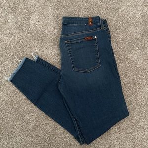 7 for all mankind the ankle skinny Jean